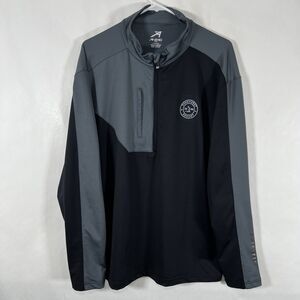 Pinehurst Resort AHead 1/4 Zip Pullover Golf Jacket Mens Large Gray Performance